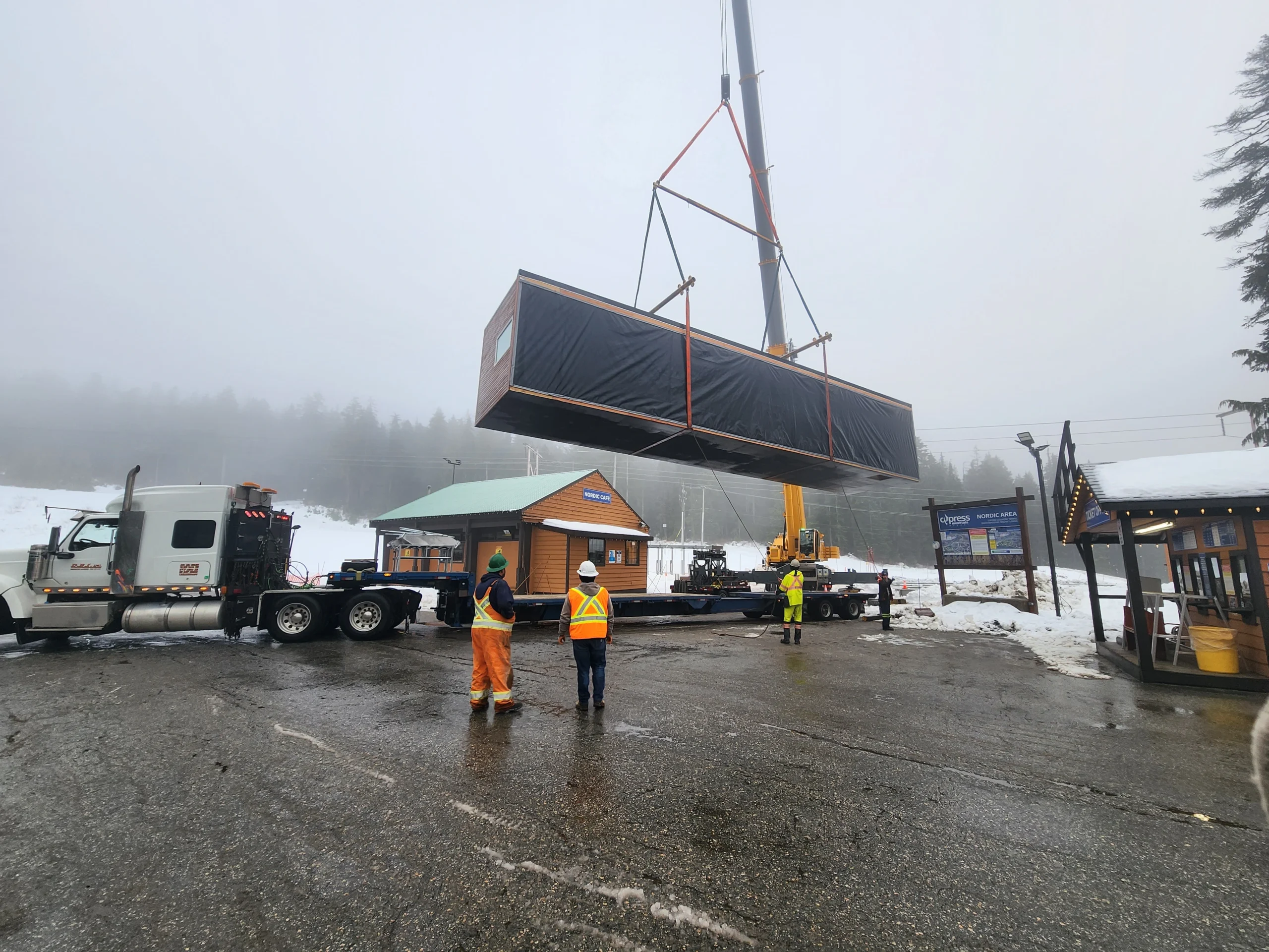 installing a modular building in BC