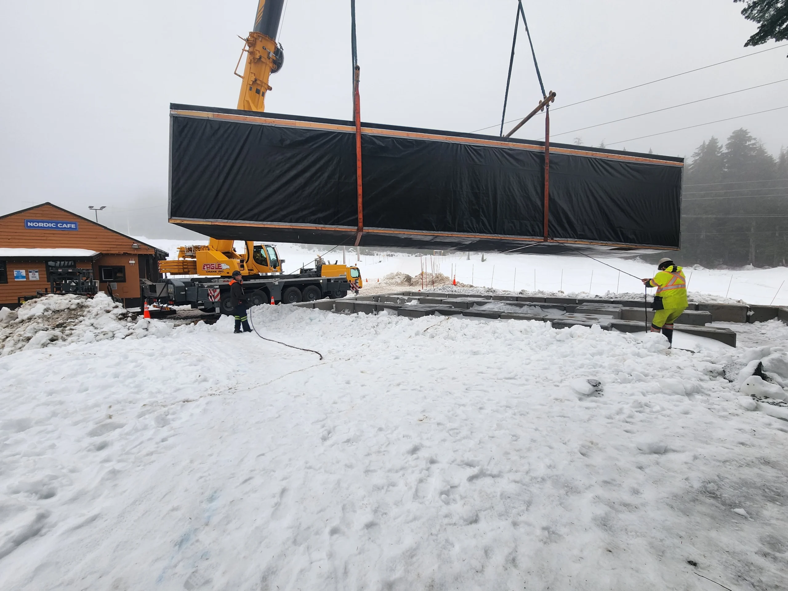 installation of a mobile trailer in BC
