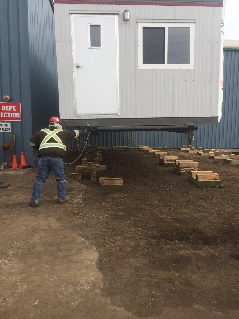 two storey modular installation in Alberta