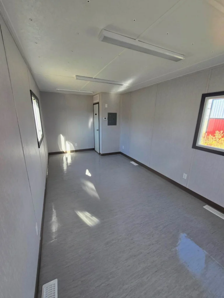 portable office interior in Alberta