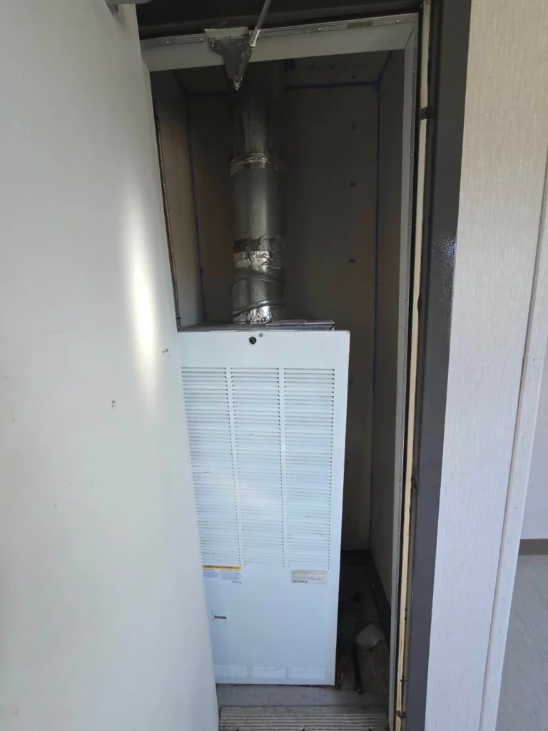 heating in a modular camp in Alberta